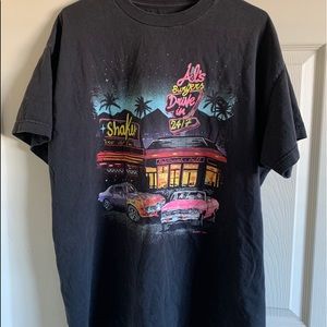 Brandy Melville Rita All’s Burgers Oversized Tee